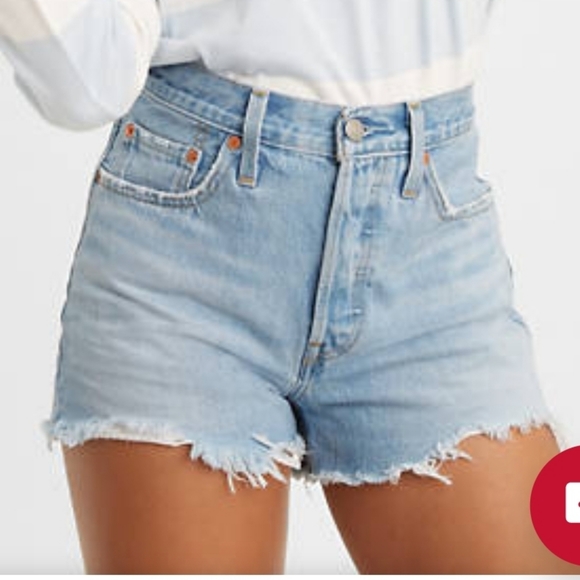 COPY - Hi-rise Jeans shorts - Picture 2 of 7